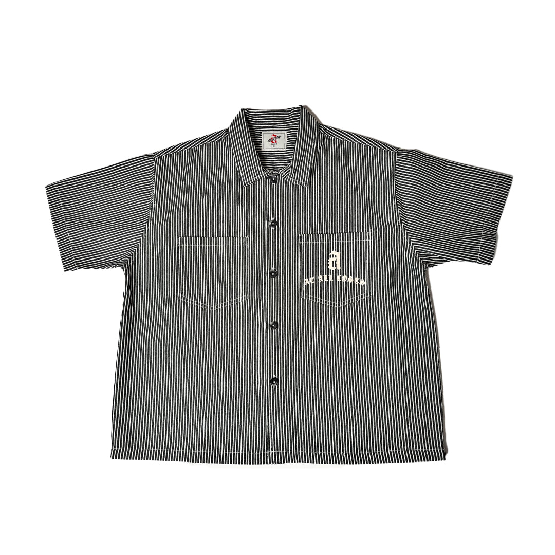 Black and white workers tee￼