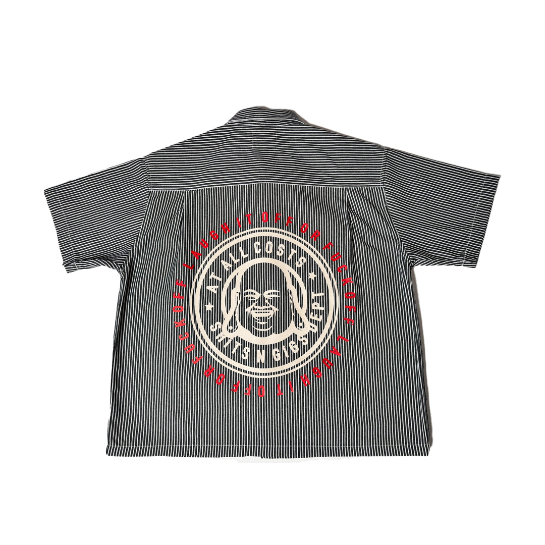 Black and white workers tee￼