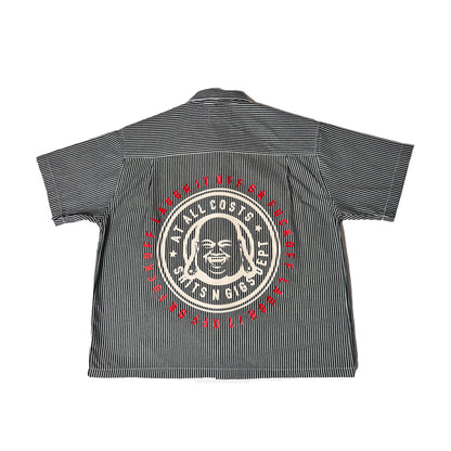 Black and white workers tee￼